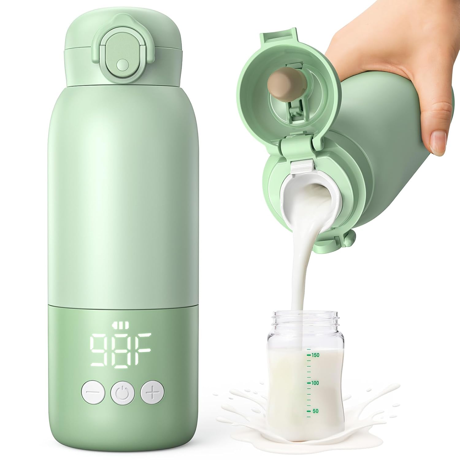 Portable Bottle Warmer with Fast Heating & Precise Temperature Control