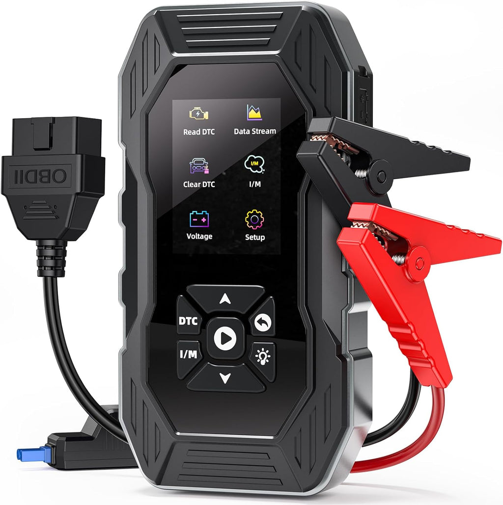 2-in-1 Jump Starter & OBD2 Scanner with 5000A Peak Power