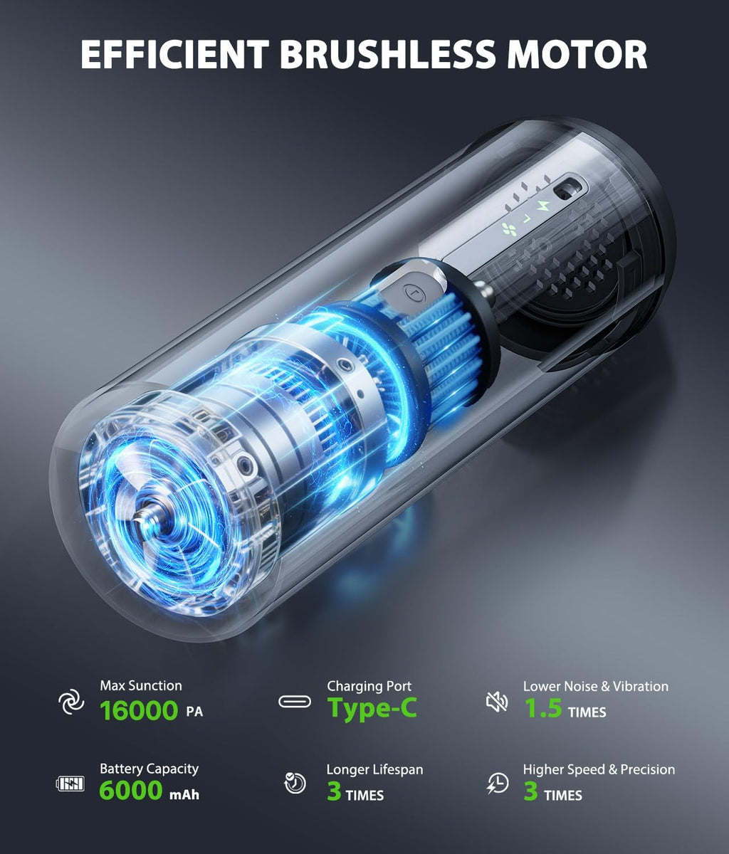 4-in-1 Portable Cordless Handheld Vacuum Cleaner