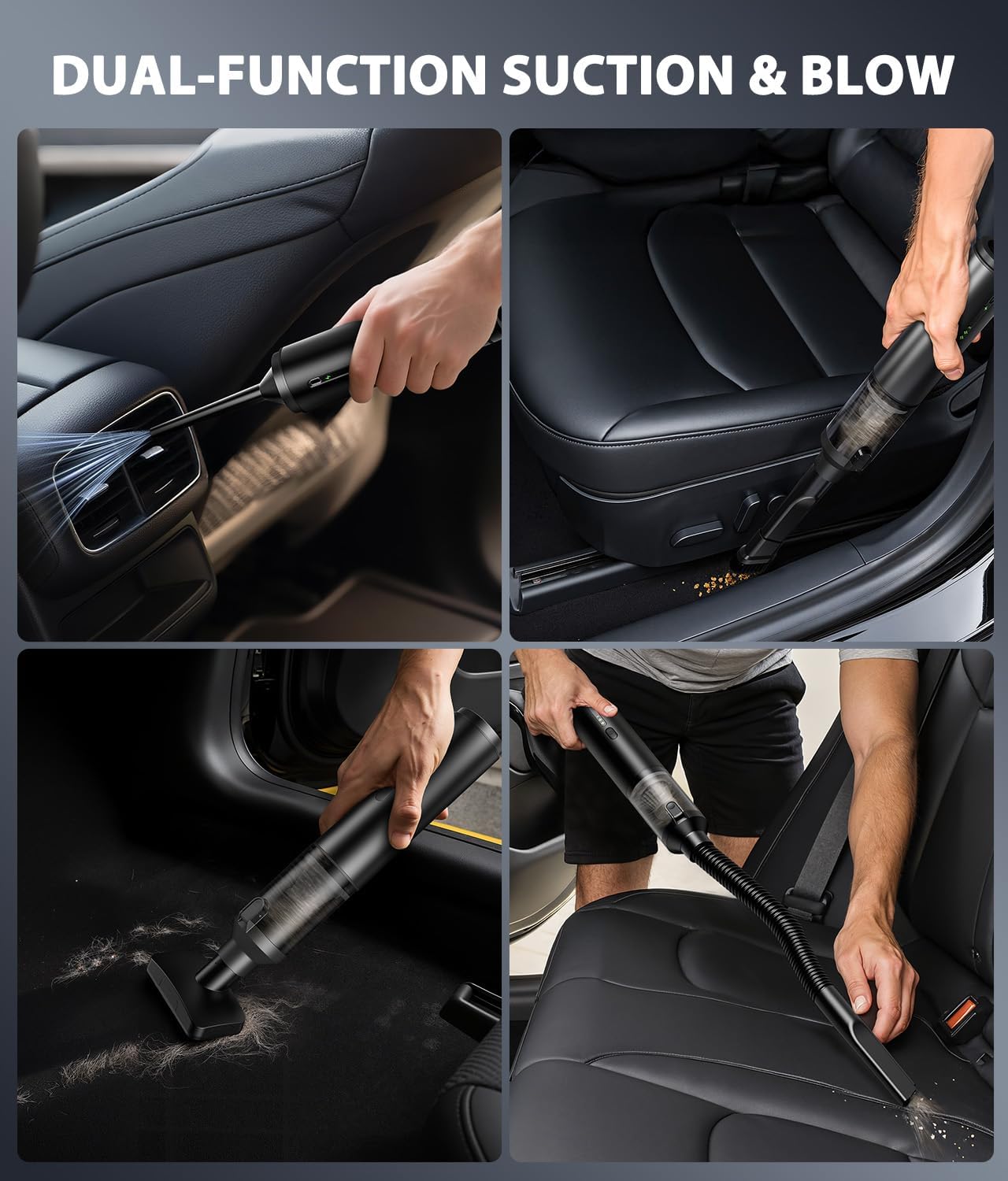4-in-1 Portable Cordless Handheld Vacuum Cleaner